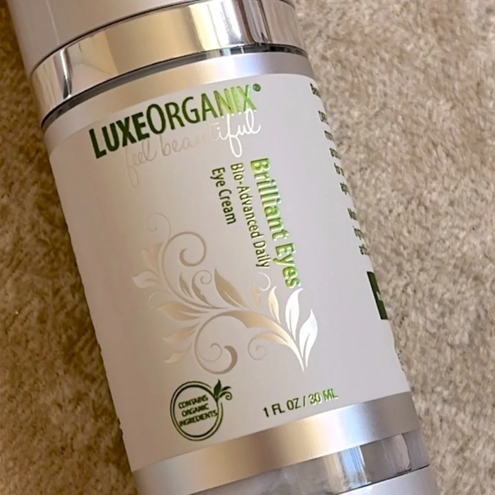 Brand New LuxeOrganix Bio-Advanced Eye Cream Purifying Facial Cleanser Scrubber